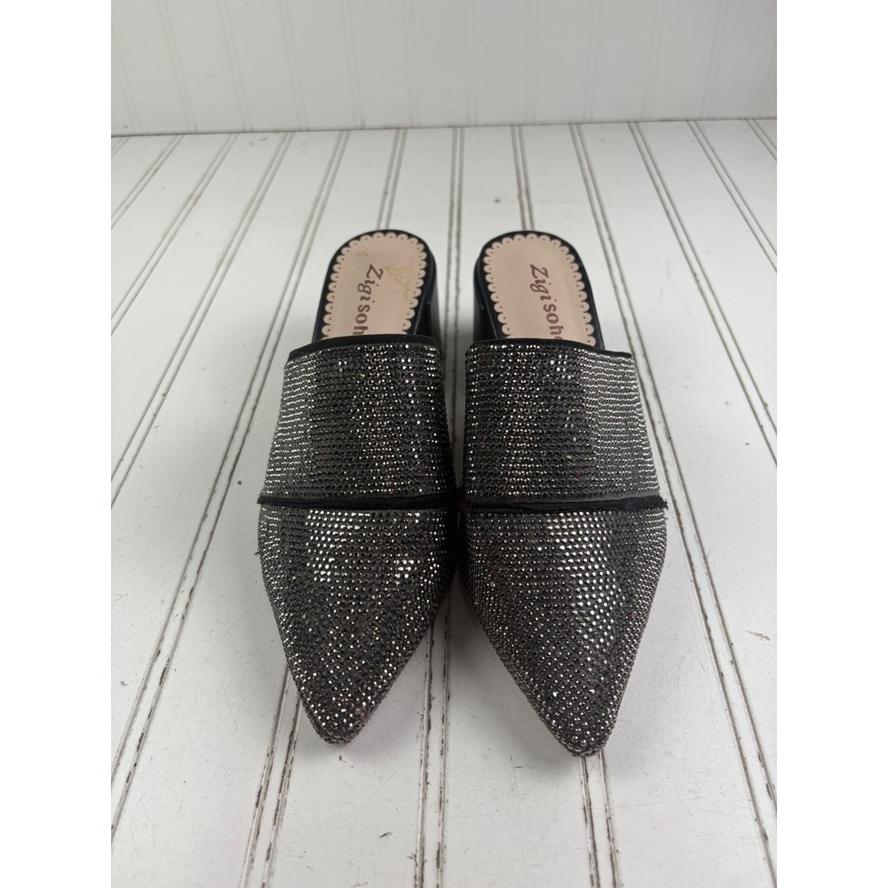 Zigi Soho Vintage Y2K Devora  Rhinestone Slip On Mules Women's Size 6 - Picture 2 of 10